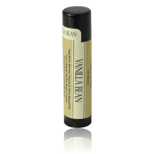 Ultra-feuchtigkeitsspendender Lippenbalsam mit Vanilleschote, Vitamin E und dreifacher Butter