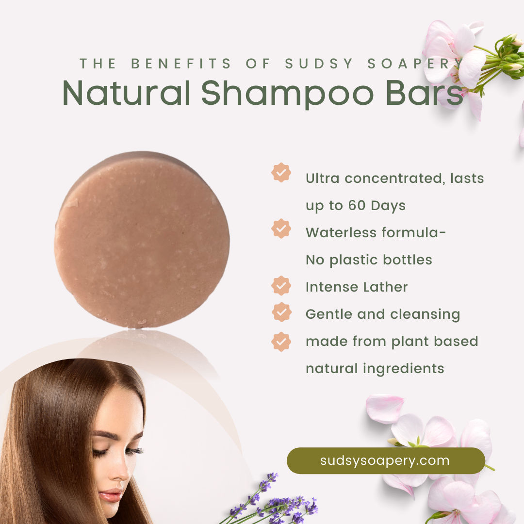 Clarifying Hair Shampoo Bar with Apple Cider Vinegar, Aloe and Shea