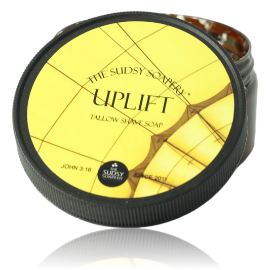 Uplift, Talg-Rasierseife mit Honig und Bio-Aloe-Blatt