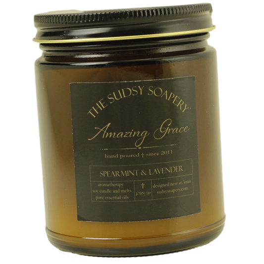 Amazing Grace Lavender and Spearmint Soy Candle