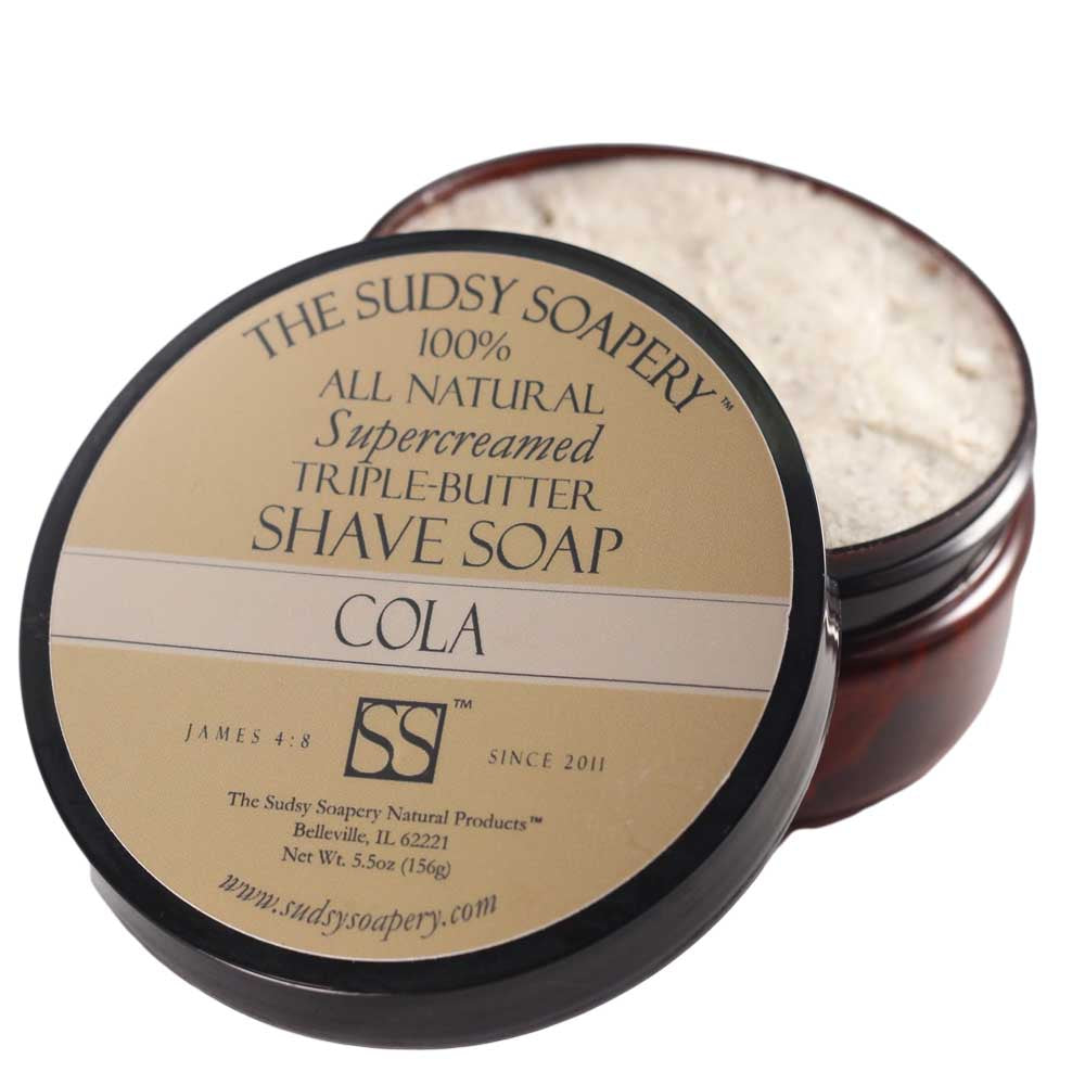 Supercreamed Triple Butter Shaving Soap, Cola