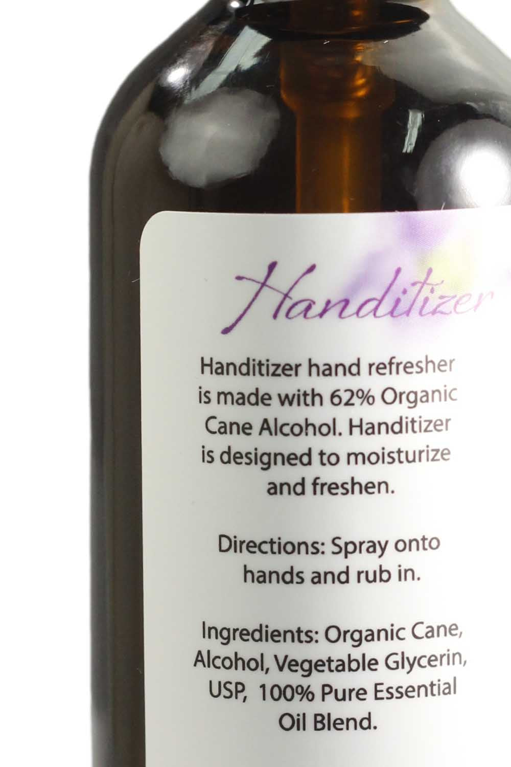 Handitizer-Hand Refresher Spray with 62% Organic Cane Alcohol