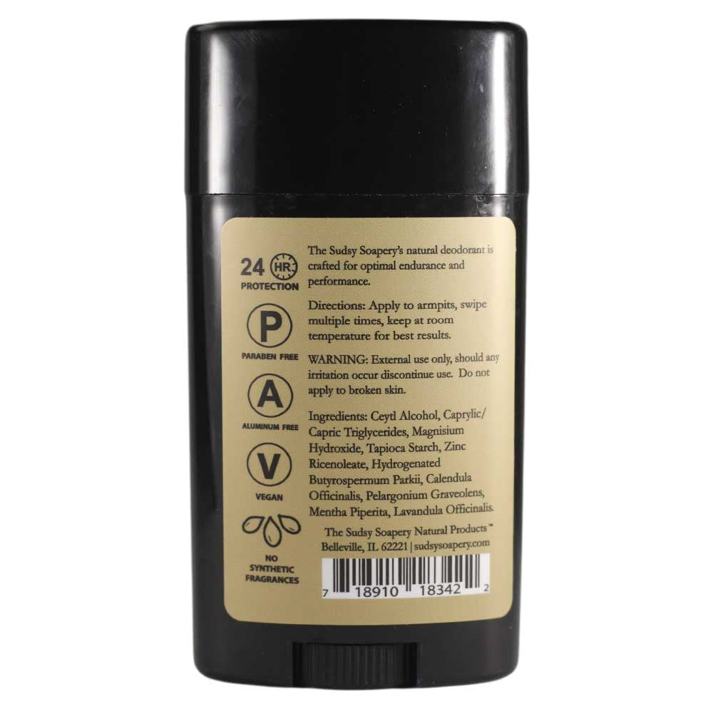 Sudsy Soapery Natural Twisted Rose Stick Deodorant, Aluminum and Paraben Free, 2.75 oz (78g)