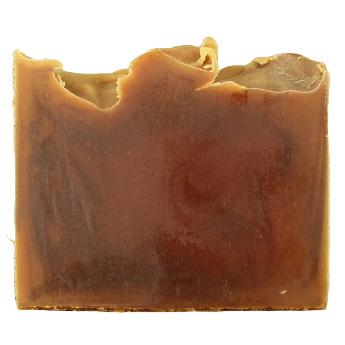 Exfoliating Handmade Soap Bar With Pine Caramel Oil, Cold Moss