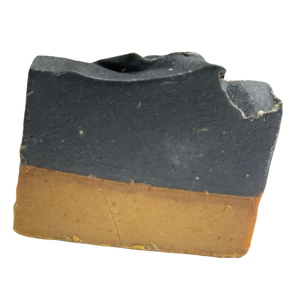 African Sunset a Blend of our Turmeric and Activated Charcoal Soaps