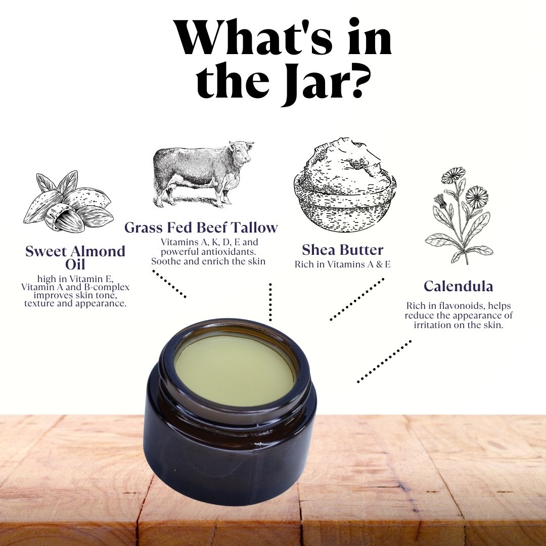 Abide Grass Fed Tallow and Shea Balm