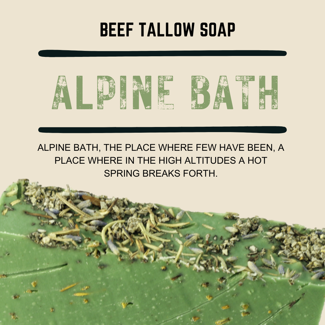 Beef Tallow Soap, Alpine Bath