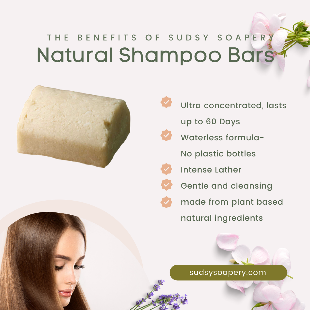 Clarifying Hair Shampoo Bar with Apple Cider Vinegar, Aloe and Shea