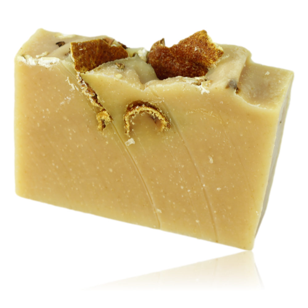 Orange Soap with Honey and Oatmeal