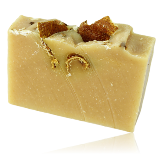 Orange Soap with Honey and Oatmeal