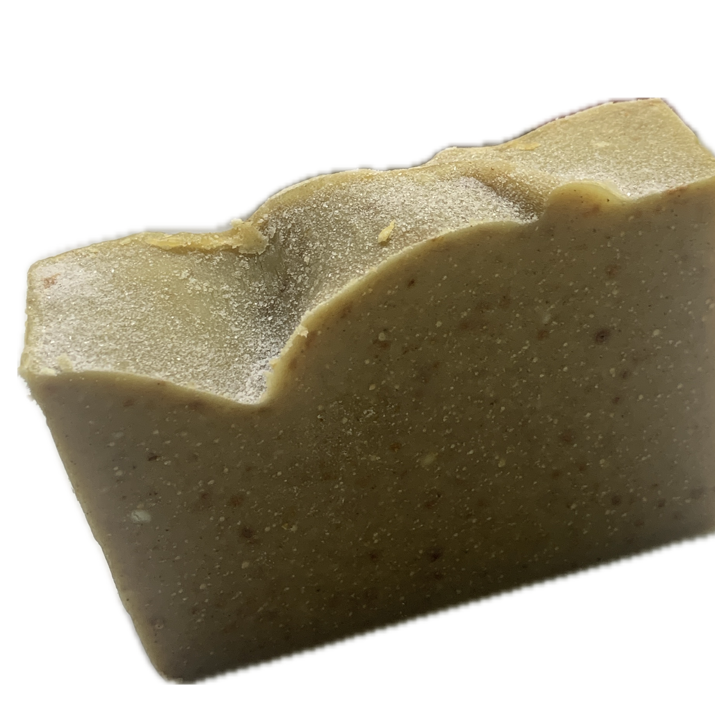 Patchouli and Peppermint Goat Soap with White Sand