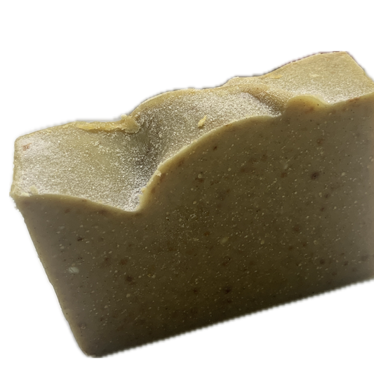 Patchouli and Peppermint Goat Soap with White Sand