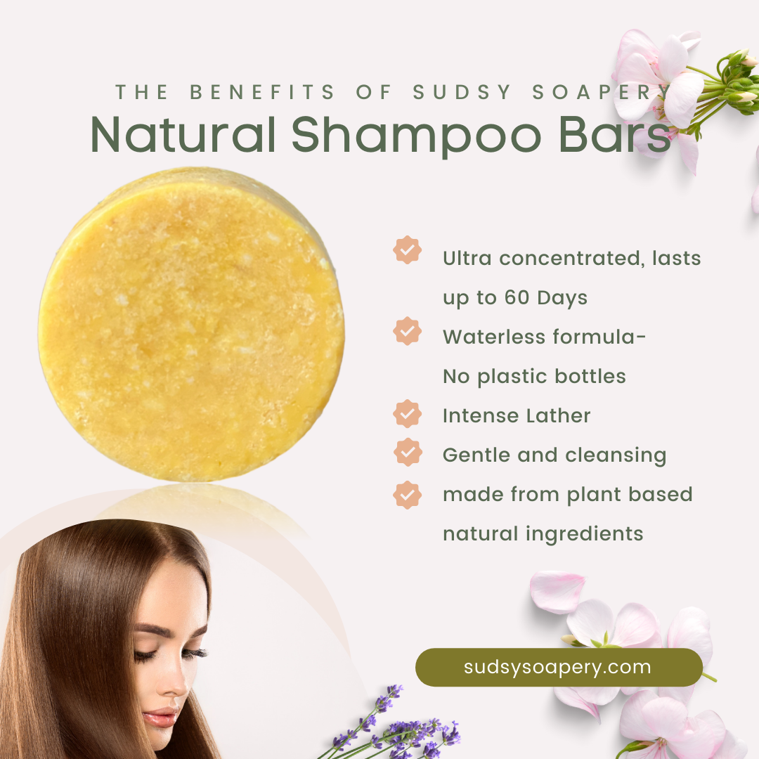 Calendula Hair Shampoo Bar with Rosemary Extract, Kokum and Mango Butters and Rosemary Antioxident