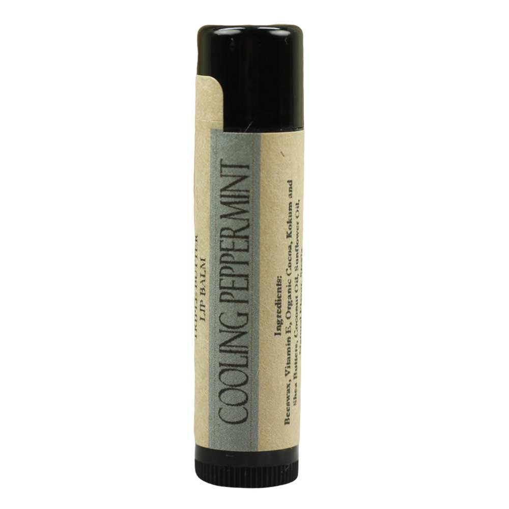Ultra Hydrating Lip Balm with Vitamin E, Triple Butters, Peppermint