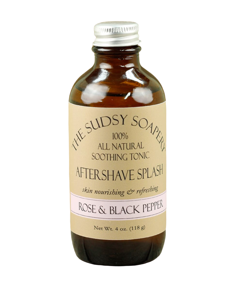 Aftershave Splash, Rose and Black Pepper
