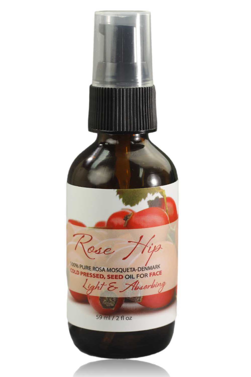 Rose Hip Oil, Organic, Unrefined, Cold Pressed