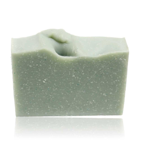 Swedish Egg White and Cucumber Face and Body Soap with Mango and Coconut, Jojoba Beads, Pore Cleansing/Refining