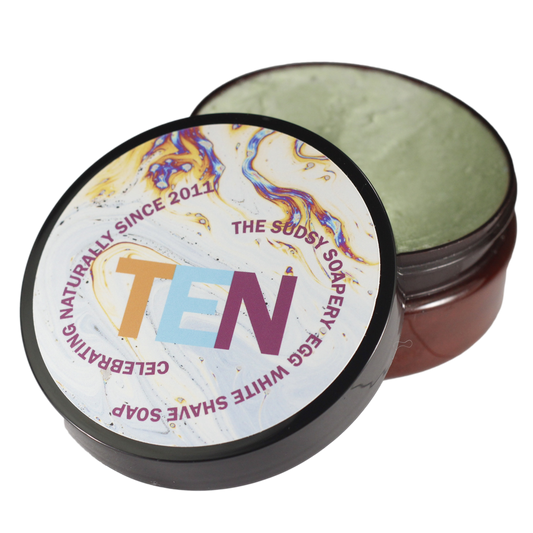 TEN, Tallow Shaving Soap in the Swedish Egg White Tradition