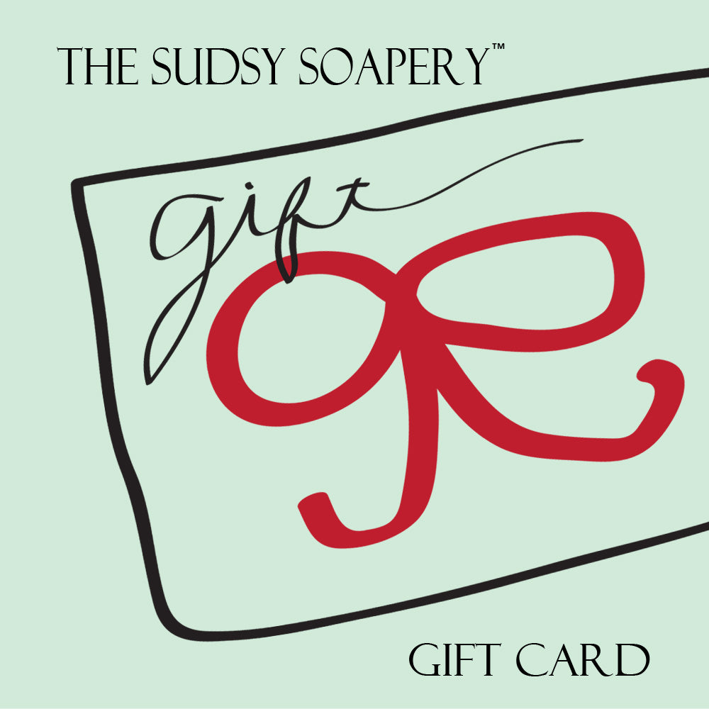 The Sudsy Soapery Natural Products Gift Card, certificate